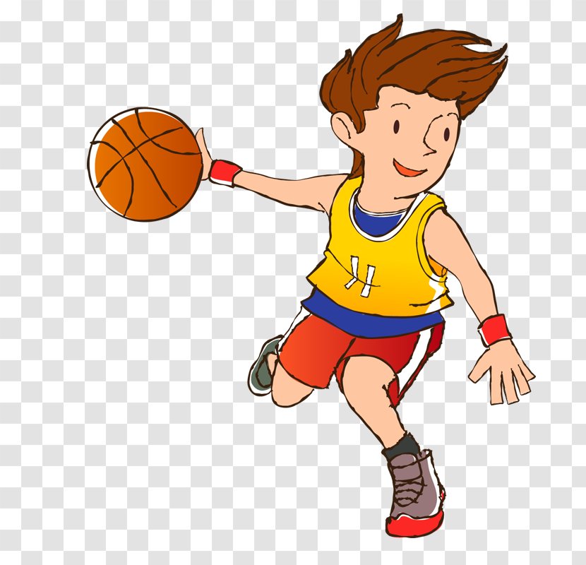 Basketball Athlete Clip Art Sports - Toddler - Playing Transparent PNG