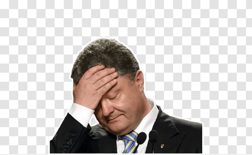 Petro Poroshenko President Of Ukraine Russia - Neck Transparent PNG
