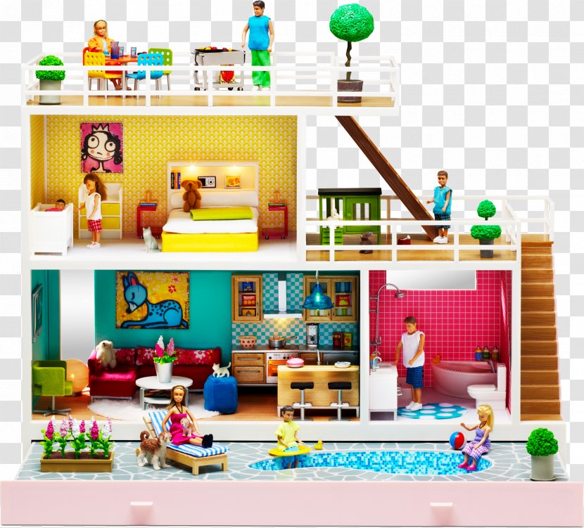 KidKraft Annabelle Toy Dollhouse Lundby - Barbie - Doll Transparent PNG