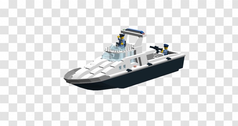 LEGO 60129 City Police Patrol Boat Watercraft Lego - Fireboat Transparent PNG