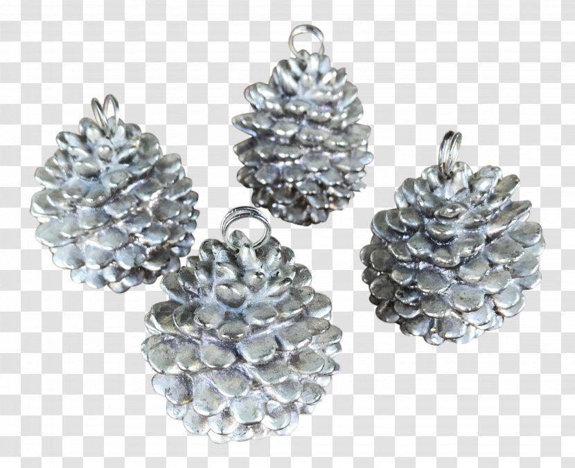 Earring Christmas Ornament - Silver Transparent PNG
