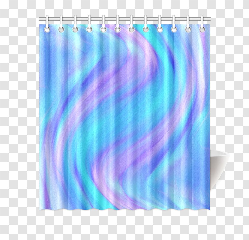 Electric Blue Aqua Lavender Teal - Dye - Pink Curtains Transparent PNG