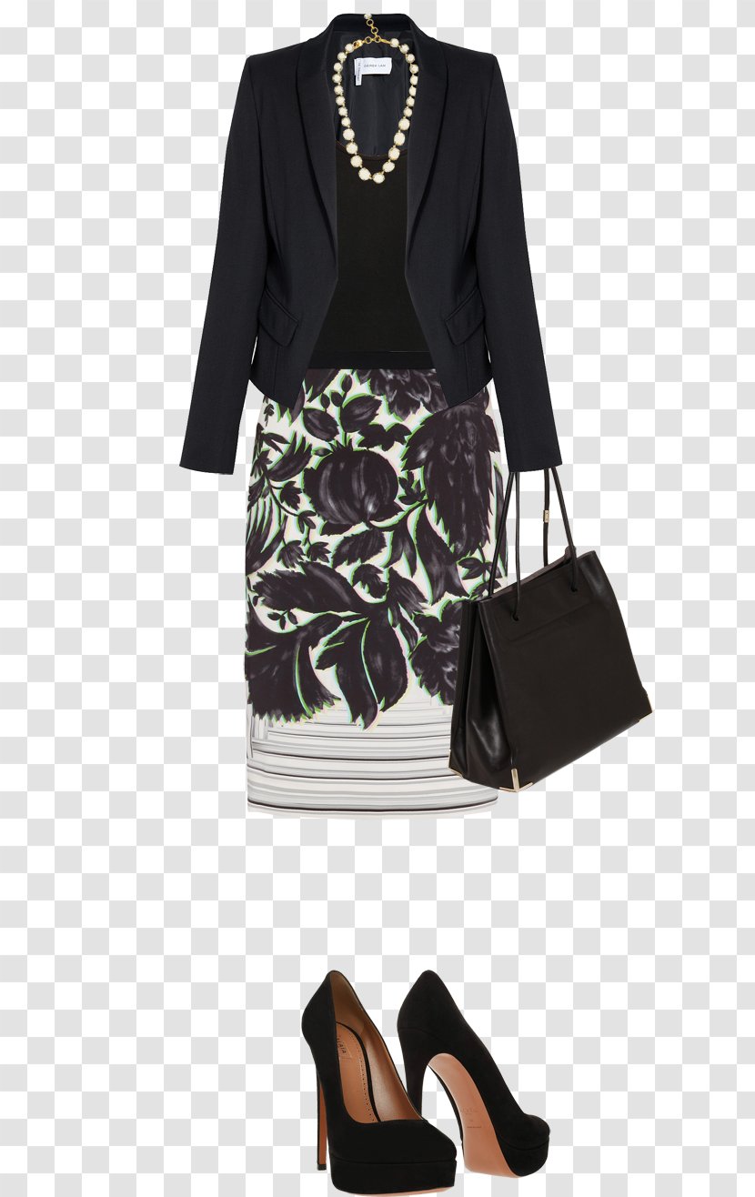 Handbag Fashion Shoulder Dress Formal Wear - Flowers Skirt Transparent PNG