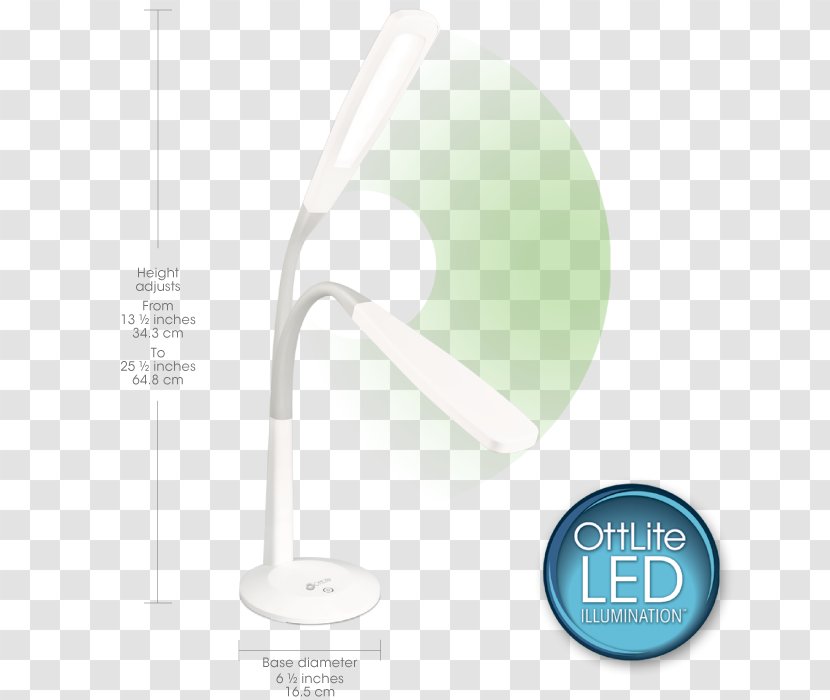 Lampe De Bureau Ott Lite - Light Fixture - Photo Studio Flex Design Transparent PNG