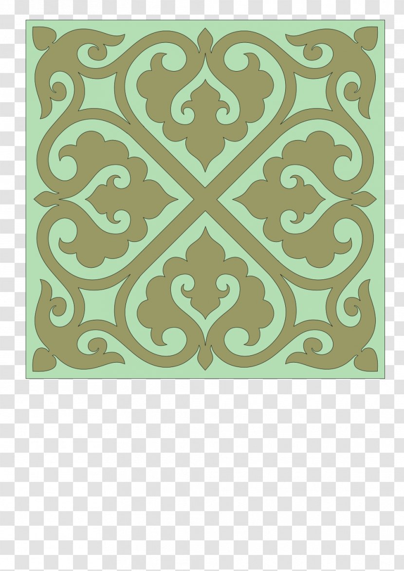 Ornament Decorative Arts Floral Design - Rectangle - Pavement Transparent PNG