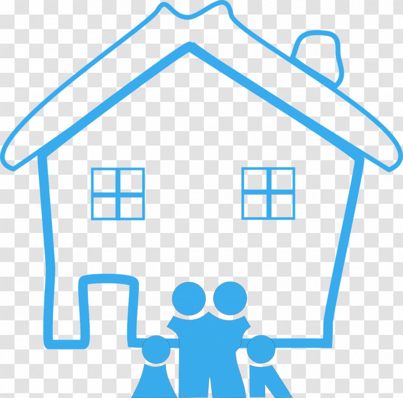 House Clip Art - Text - Family Transparent PNG