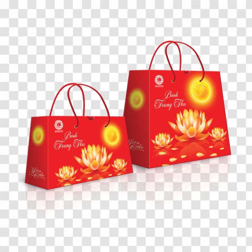 Mooncake Bánh Salted Duck Egg Cốm Mid-Autumn Festival - Shopping Bag - Trung Thu Transparent PNG