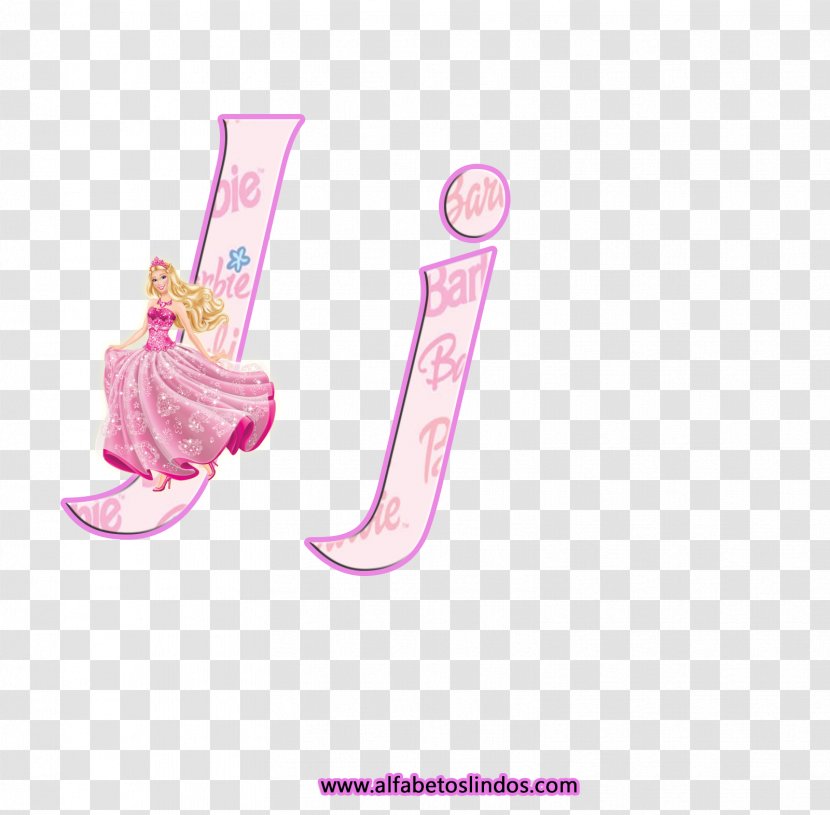 Barbie Alphabet Letter Ballet Flat Font Transparent PNG