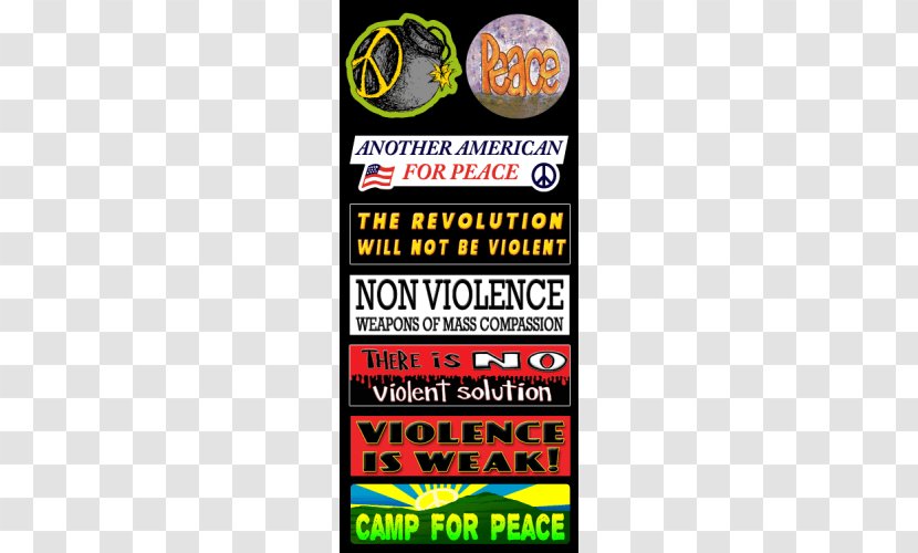 Sticker Brand Open Your Heart Love - Non Violence Transparent PNG