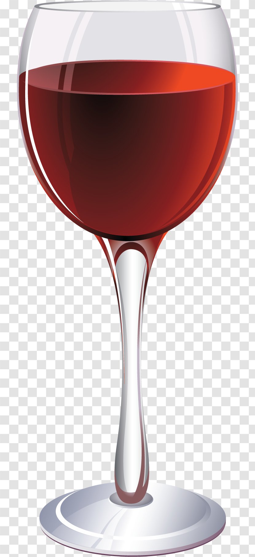 Red Wine Champagne Glass Clip Art - Tableware - Image Transparent PNG
