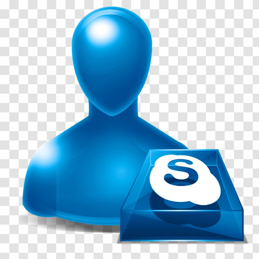 Skype For Business Avatar Internet - Electric Blue - Social Transparent PNG