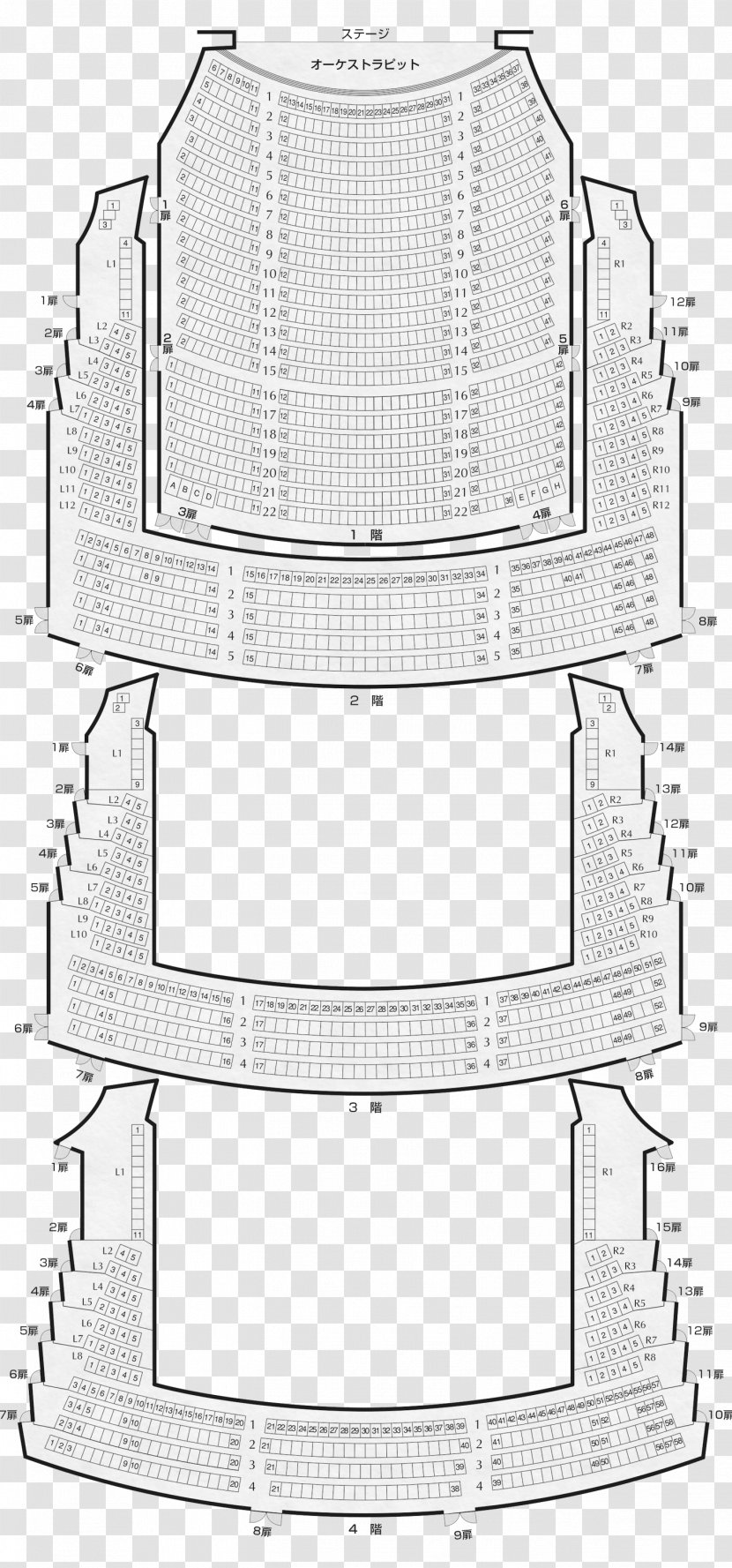 Technical Drawing Furniture Line Art - White - Design Transparent PNG