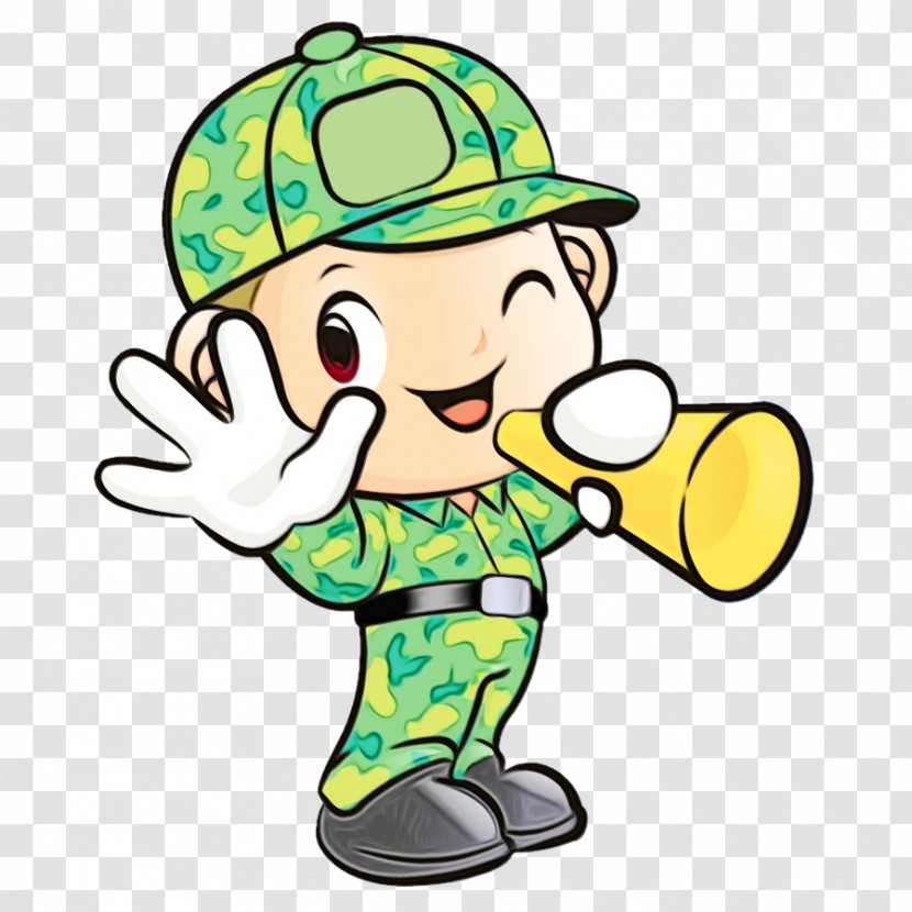 Salute Cartoon Soldier Drawing Military Transparent PNG