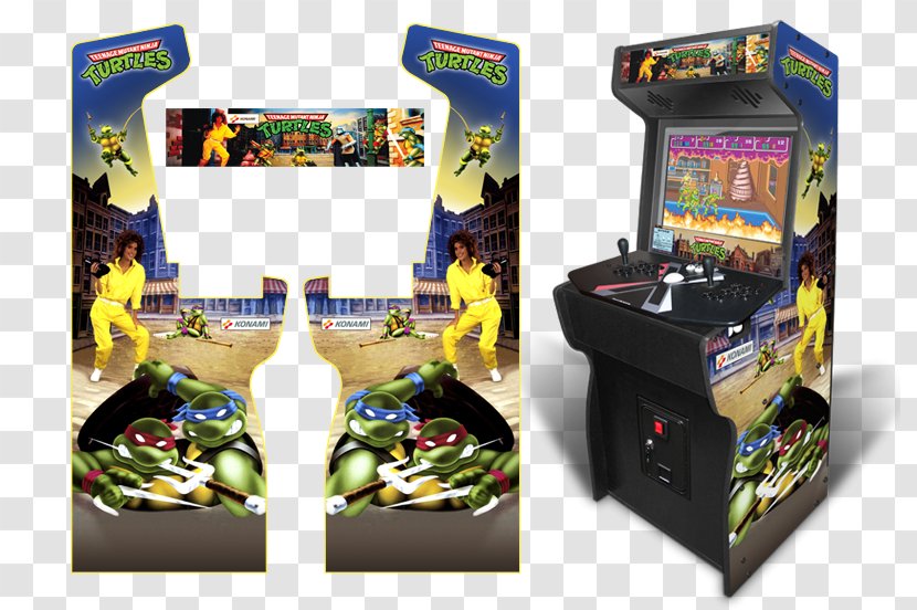 Teenage Mutant Ninja Turtles: Turtles In Time 3: Nightmare Arcade Game Cabinet - TMNT Transparent PNG