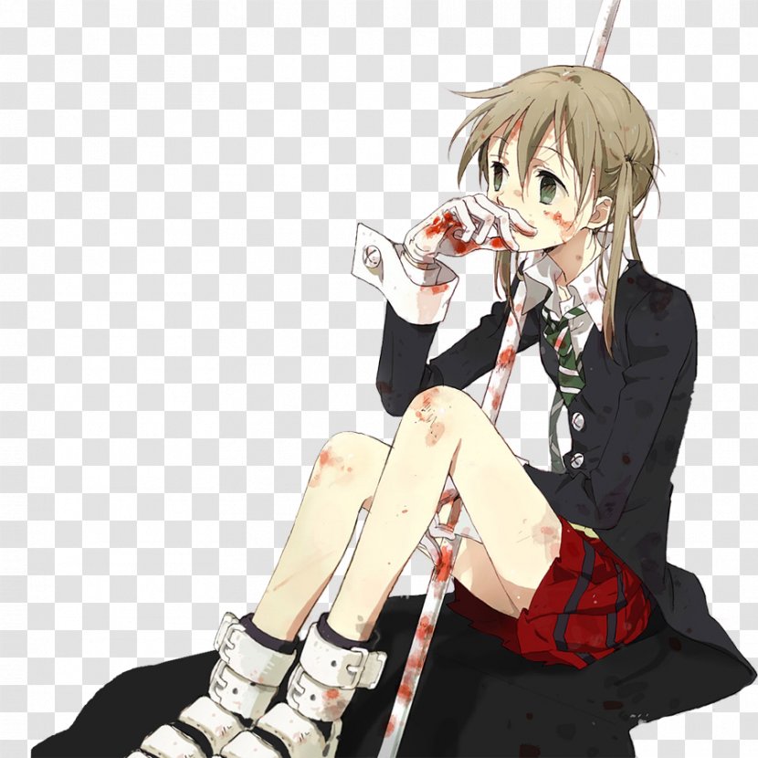 Maka Albarn Soul Eater Evans Black Star Fan Art - Watercolor Transparent PNG