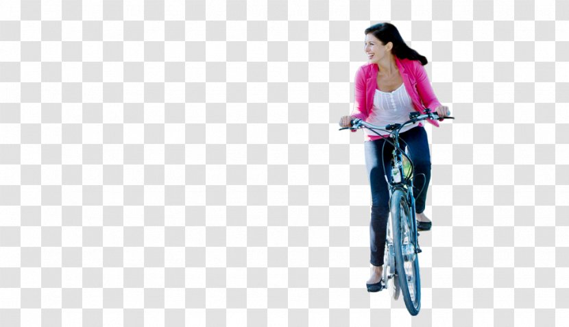 Road Bicycle Cycling Hybrid BMX Bike - Sports Equipment - Cyclist Front Transparent PNG