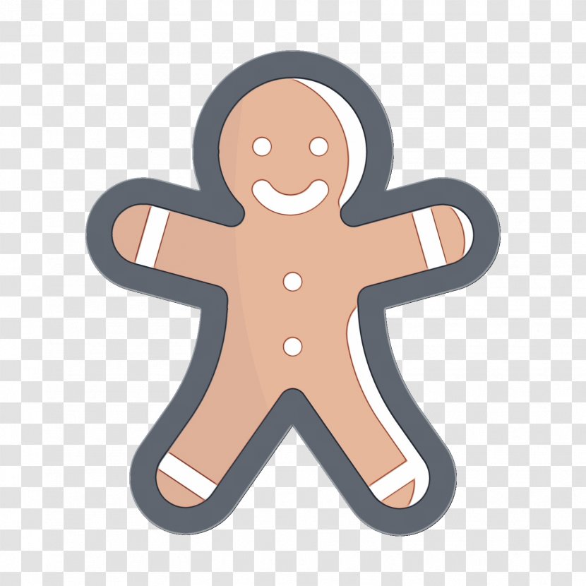 Gingerbread Cartoon Dessert Food Snack Transparent PNG