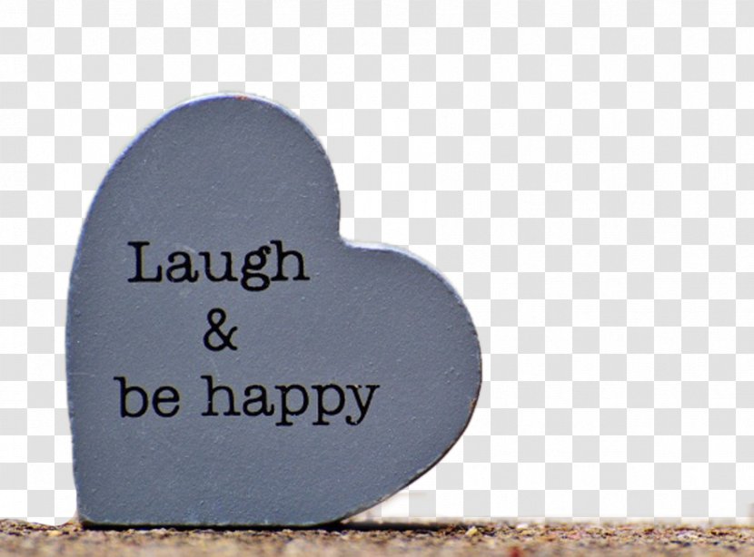 Happiness Laughter Thought Quotation Feeling - Humour - Gray Stone Heart Transparent PNG