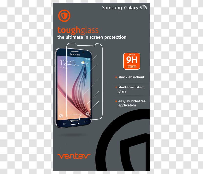 Smartphone Feature Phone Samsung Galaxy S6 Screen Protectors Ventev Innovations Transparent PNG