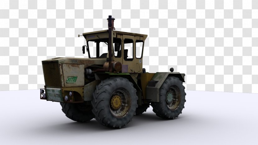 Tractor Car Motor Vehicle Machine - Tire Transparent PNG