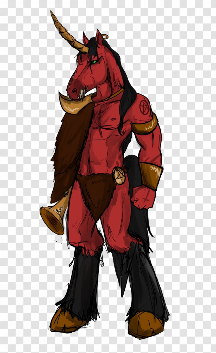 Demon Horse Costume Design Cartoon Transparent PNG