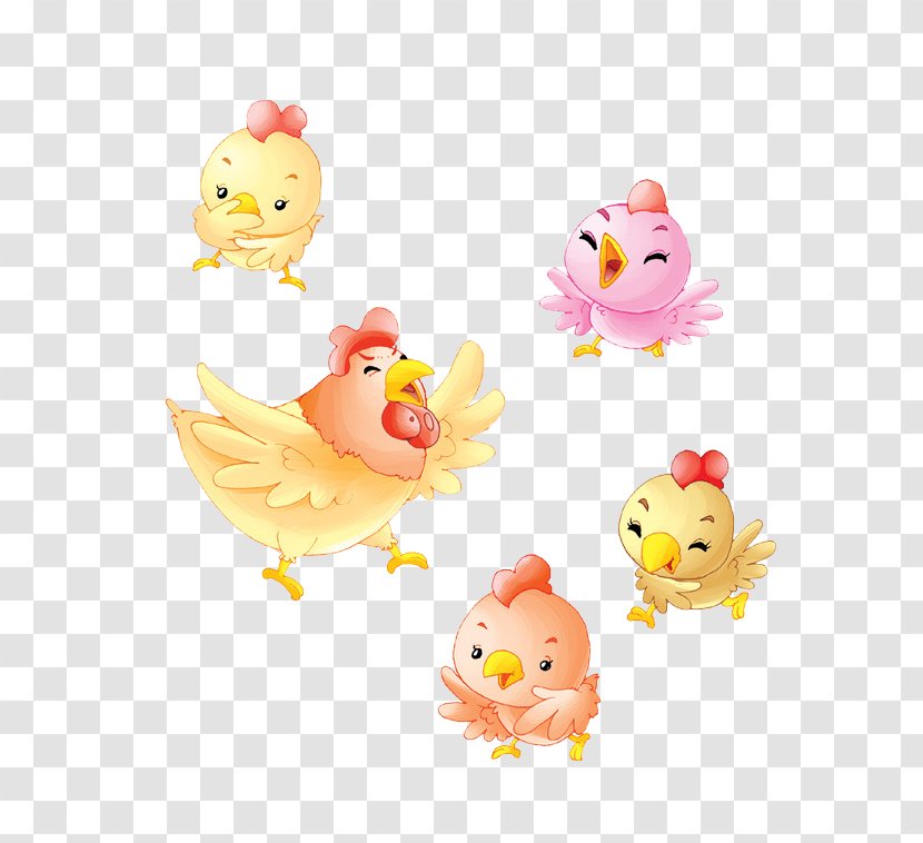 Chicken Cartoon - Beak - Chick Transparent PNG