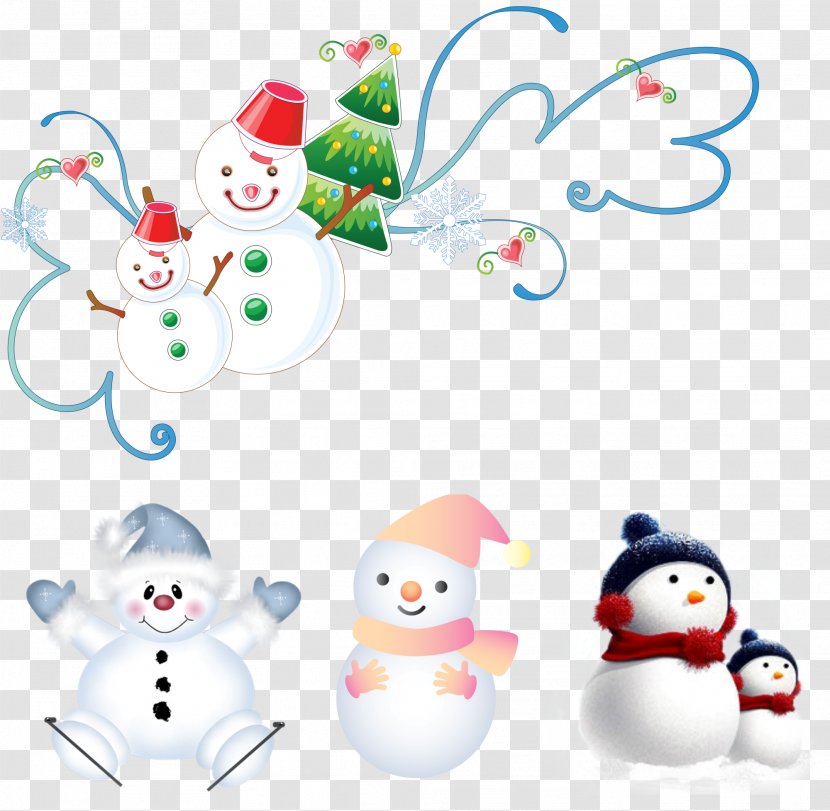 Christmas Ornament - Baby Toys - Snowman Transparent PNG