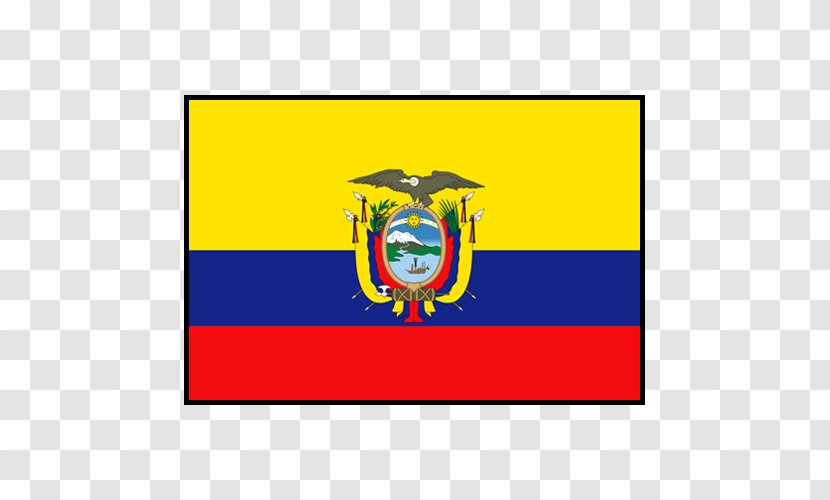 Flag Of Ecuador National Colombia Chile - Rectangle - Football Team Transparent PNG