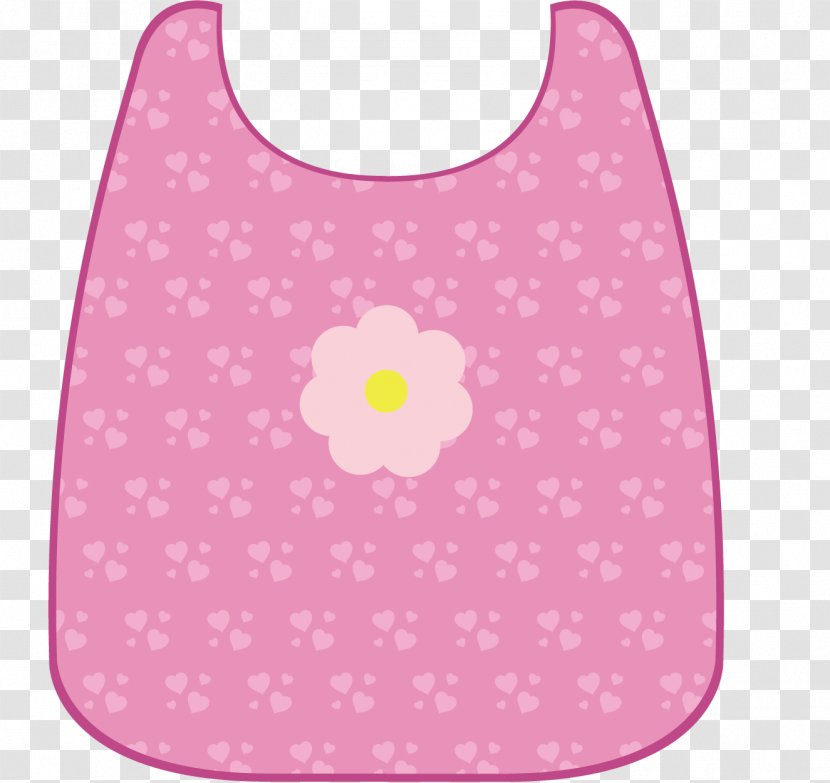 Clip Art - Cartoon - Pink Baby Vest Transparent PNG