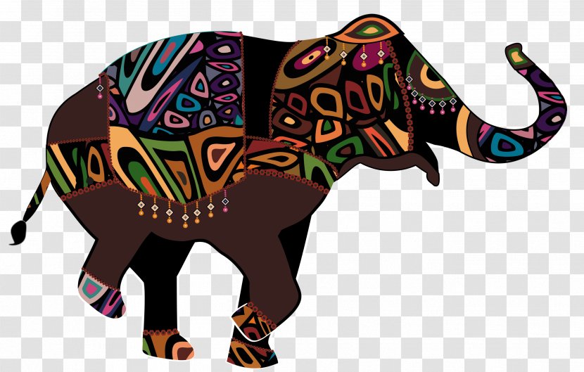 Elephant Art - African - Elephany Transparent PNG
