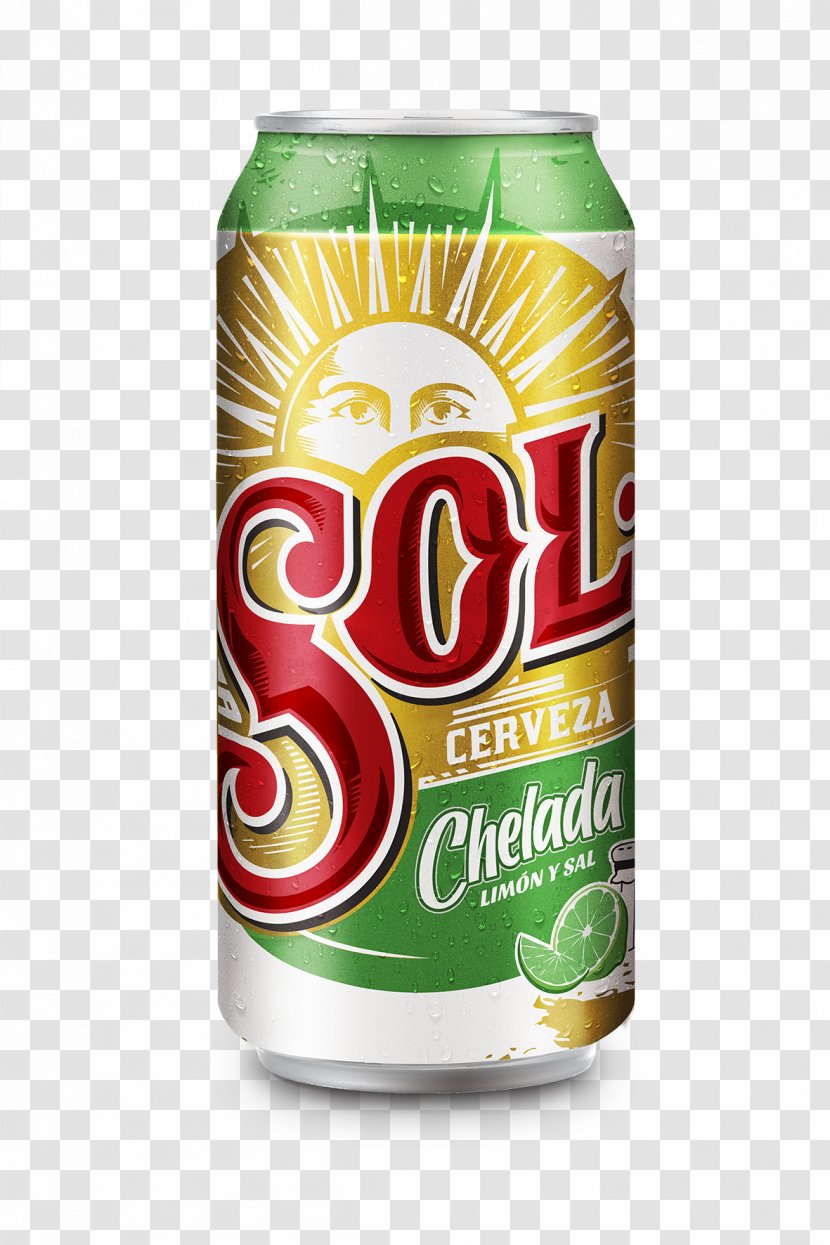 Michelada Clamato Beer Pale Lager Cerveza Sol - Soft Drink Transparent PNG