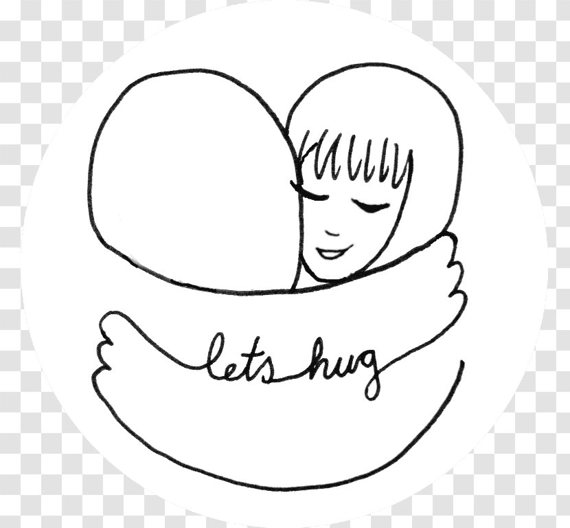 National Hugging Day Valentine's Love Clip Art - Silhouette - Hug Transparent PNG