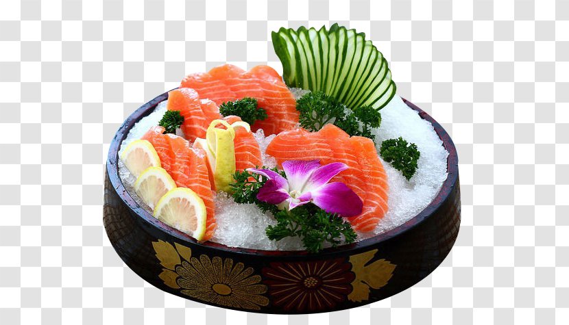Sashimi California Roll Arctic Sushi Smoked Salmon - Cuisine - Three Bay Fight Transparent PNG