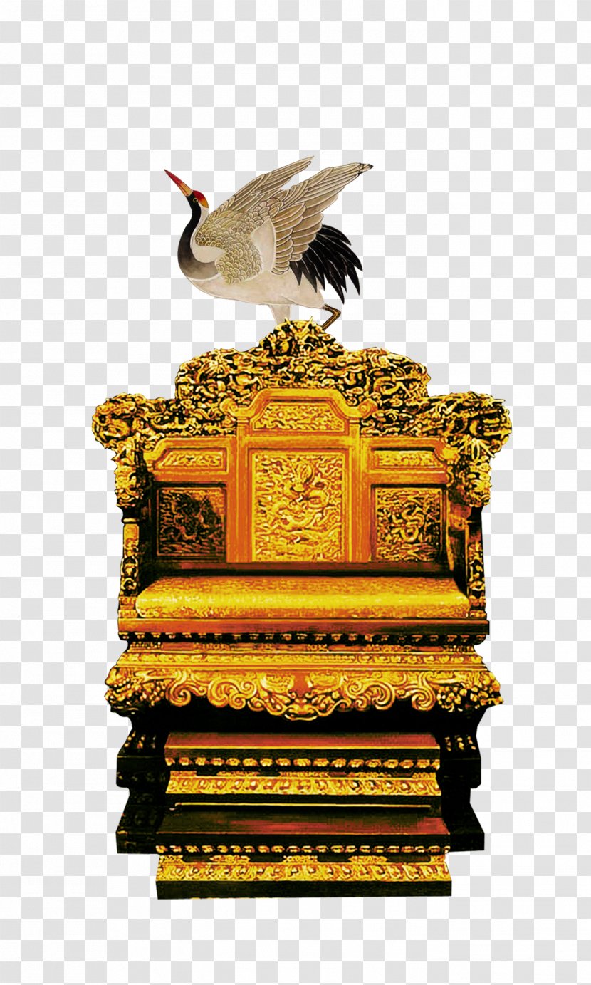 Chair Throne Stool Furniture - Upload - Crane Transparent PNG