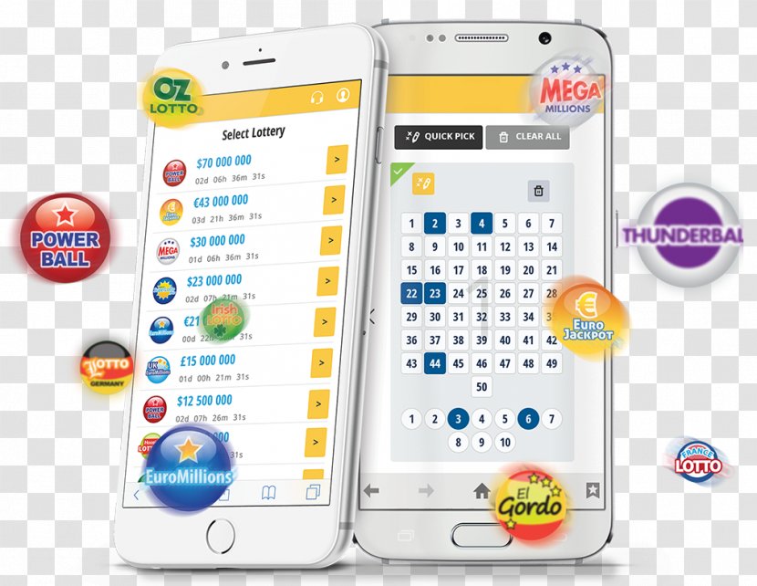 Smartphone Feature Phone Lottery Mobile Phones Web Design - Cartoon - Ticket Transparent PNG