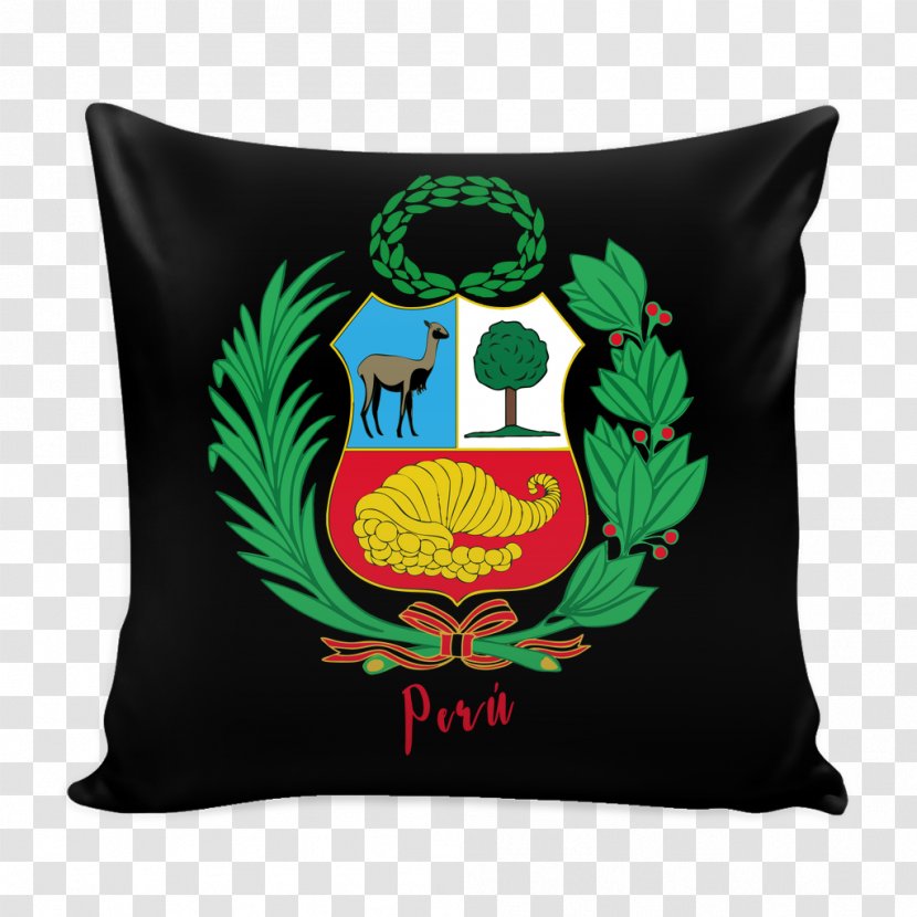 Coat Of Arms Peru Throw Pillows Cushion - Pillow Transparent PNG