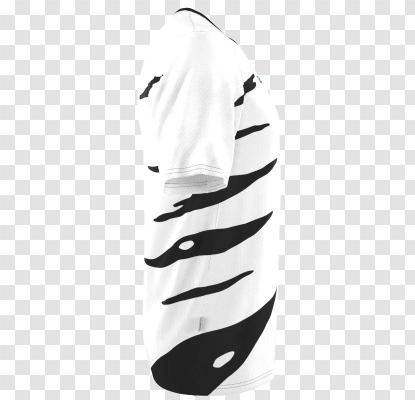 White Shoe - Black - Zebra Illustration Transparent PNG