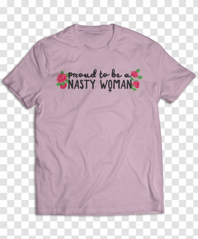 T-shirt Sleeve Cannabis Product - Watercolor - Nasty Woman Transparent PNG