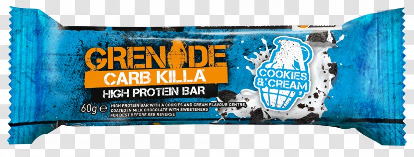 Protein Bar Low-carbohydrate Diet Chocolate High-protein - Cookies And Cream Transparent PNG