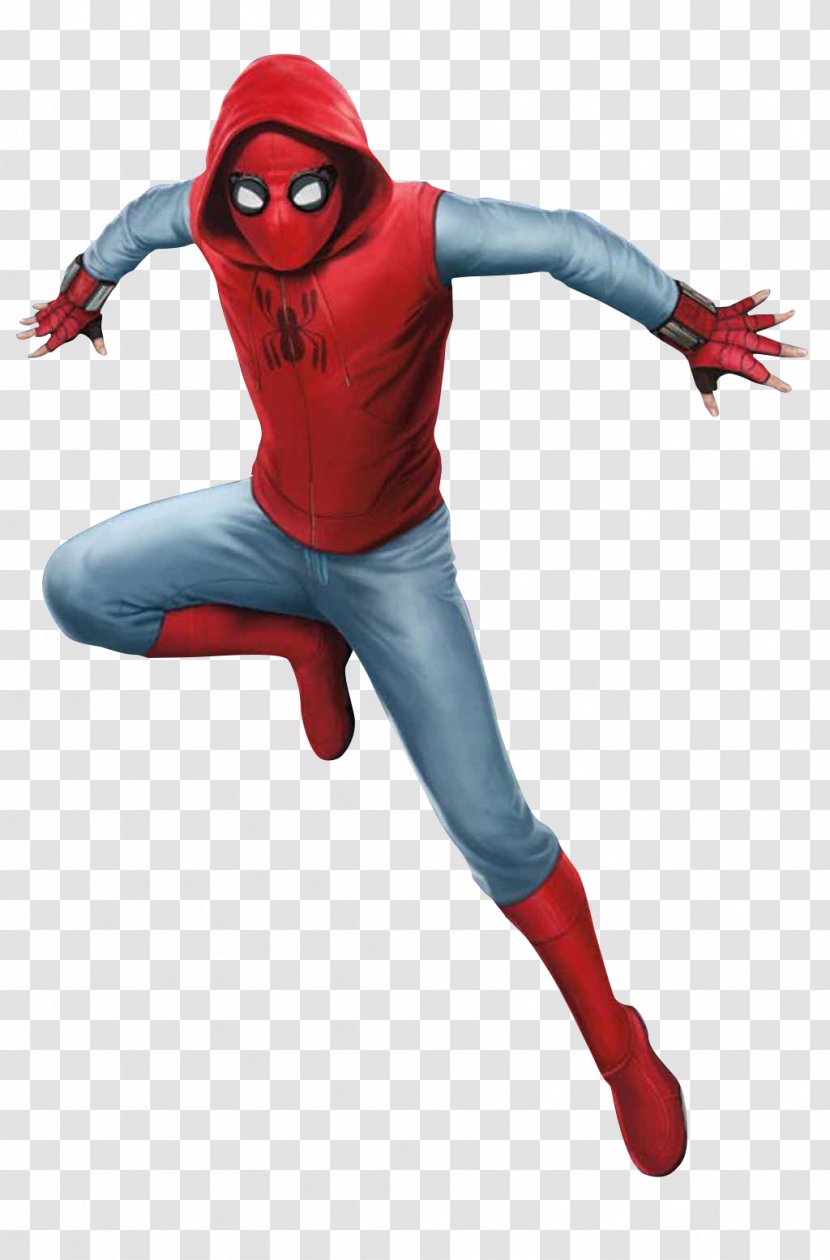 Spider-Man: Homecoming Film Series Hoodie Jacket Sweater - Spider-man Transparent PNG