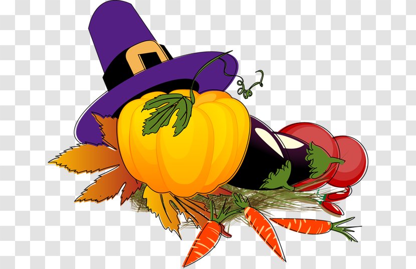 Pumpkin Thanksgiving Clip Art - Line Transparent PNG