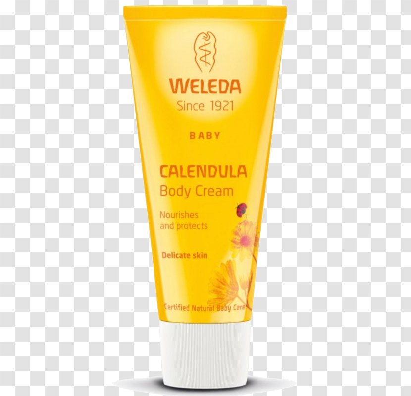 Lotion Weleda Baby Calendula Face Cream Marigolds - Child Transparent PNG