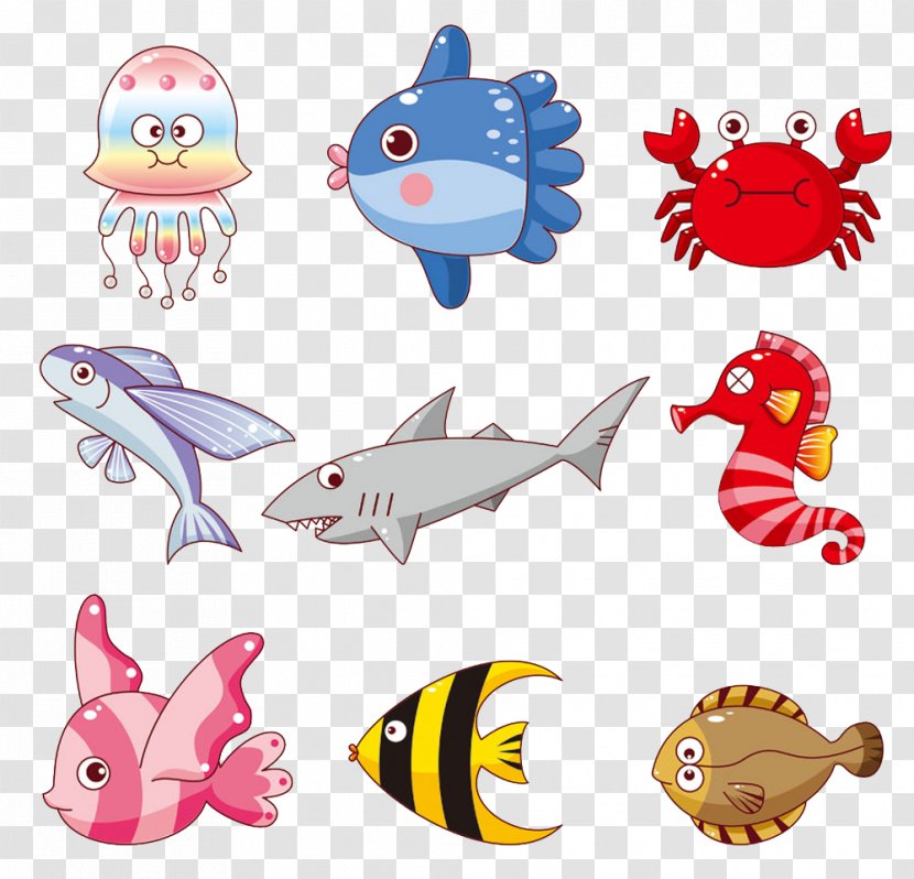 Cartoon Fish Royalty-free Clip Art - Fish,Aquarium,Aquatic,animal,Cartoon Transparent PNG