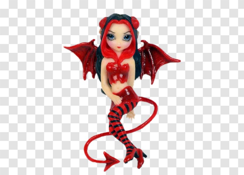 Fairy Devil Strangeling: The Art Of Jasmine Becket-Griffith Figurine Demon - Angel Transparent PNG