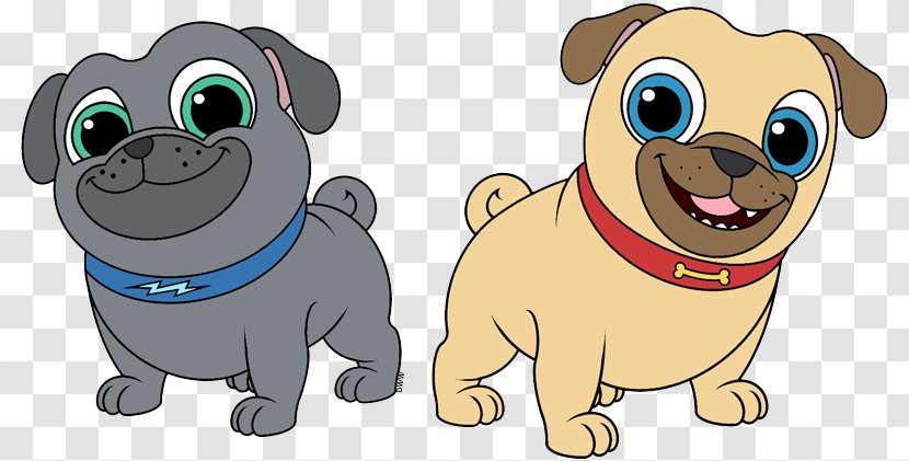 Puppy Pug Coloring Book Disney Junior Drawing - Companion Dog - Pals Transparent PNG