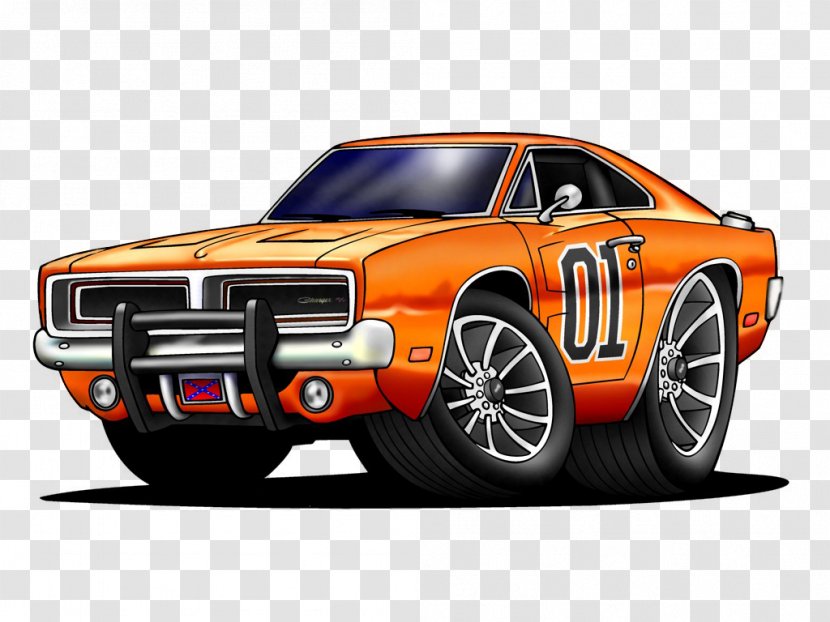 General Lee Muscle Car Ford Mustang Dodge Charger (B-body) - Classic Transparent PNG