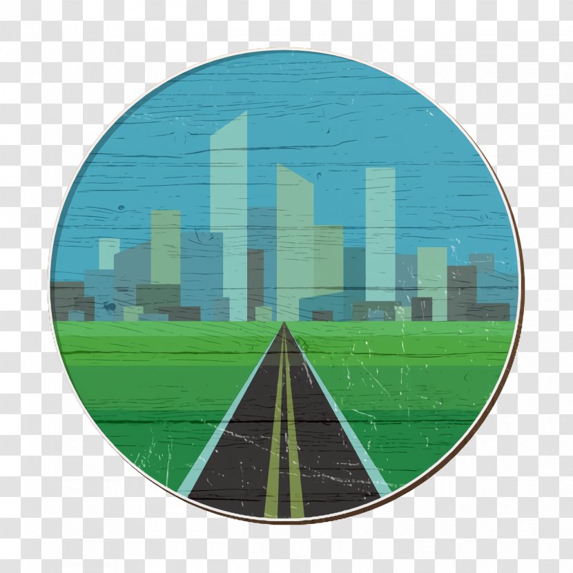 Cityscape Icon Landscapes Urban - City - Plate Grass Transparent PNG
