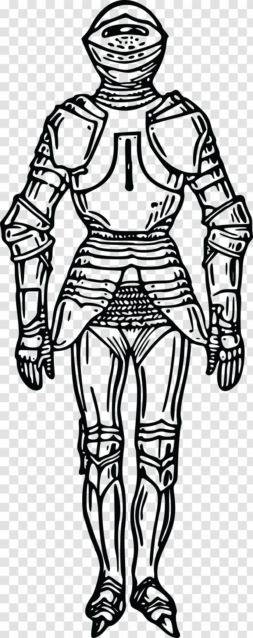 Plate Armour Body Armor Drawing Clip Art - Knight - Belfry Transparent PNG