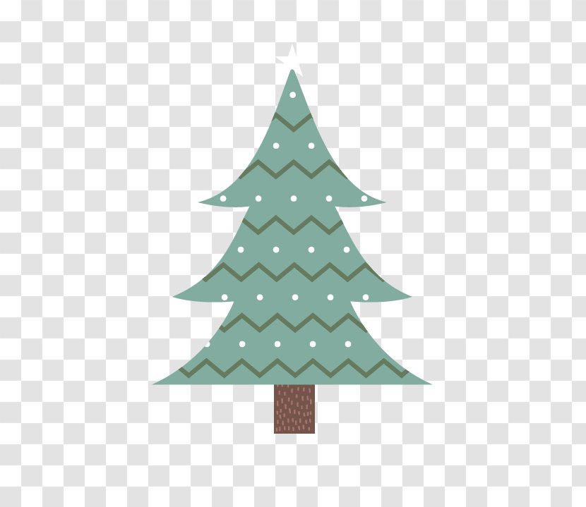 Fir Silhouette Pine Christmas - Conifer - Cartoon Tree Transparent PNG