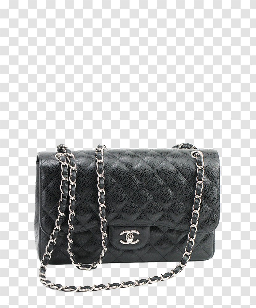 Chanel Handbag Designer Fashion - Chain - Black Shoulder Bag Female Models Transparent PNG